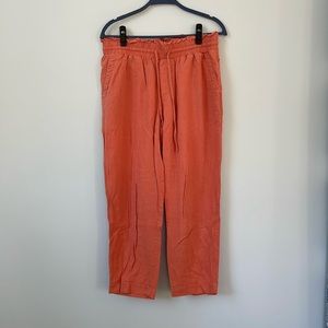 Coral Flowy Pants